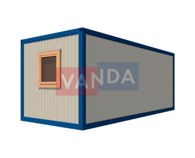 Блок контейнер металлический с тамбуром 5,85х2,4